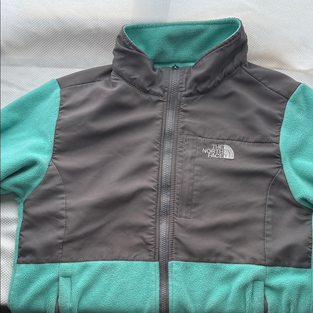 The North Face Women's Teal and Gray Utility Jacket